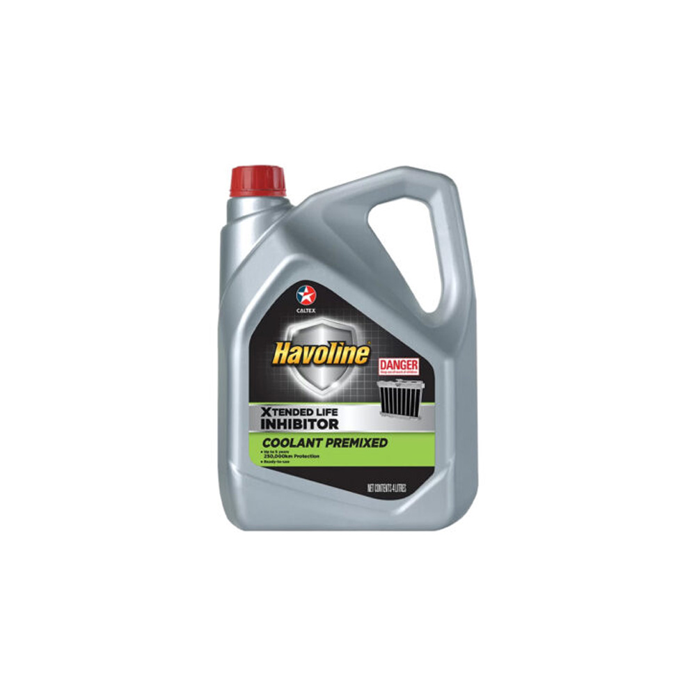 CALTEX HAVOLINE XTENDED LIFE PREMIX GREEN COOLANT-4L