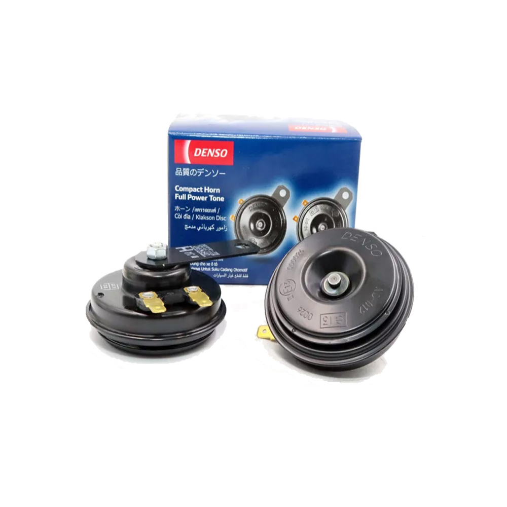 DENSO ELECTRIC DOUBLE PIN COMPACT CAR HORN