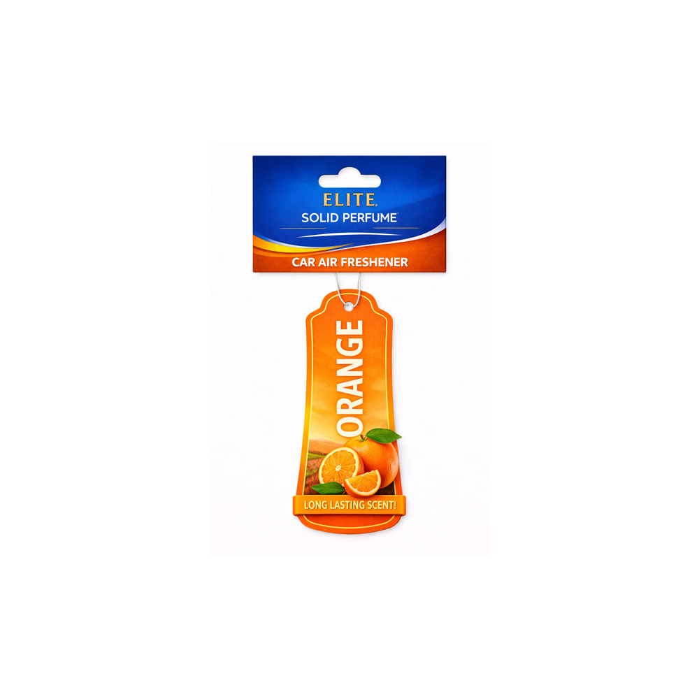 ELITE SOLID PERFUME ORANGE CAR AIR FRESHENER