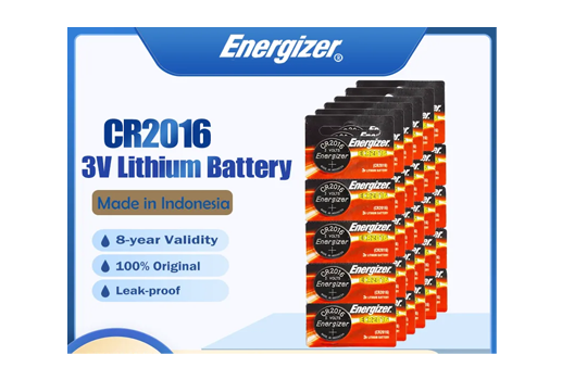 LITHIUM BATTERY ENERGIZER 3V CR-2016