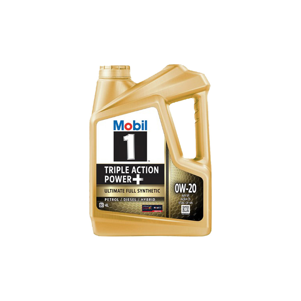 MOBIL1 TRIPLE ACTION POWER FULL SYNTHETIC ENGINE OIL 0W-20