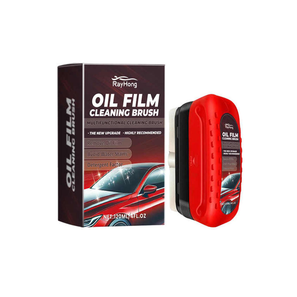 Oil Film Cleaning Brush Car Windshield Glass Scrubber Tool