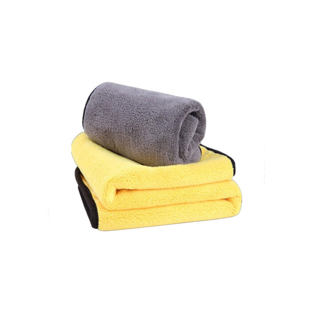 PREMIUM MICROFIBER DOUBLE-SIDED CLEANING TOWEL 12x12