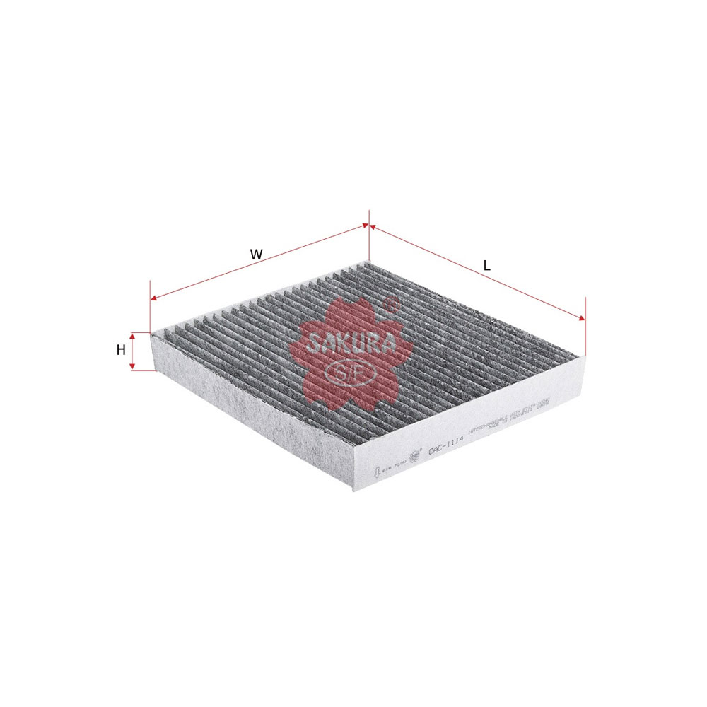 SAKURA CHARCOAL AC FILTER CAC-1114