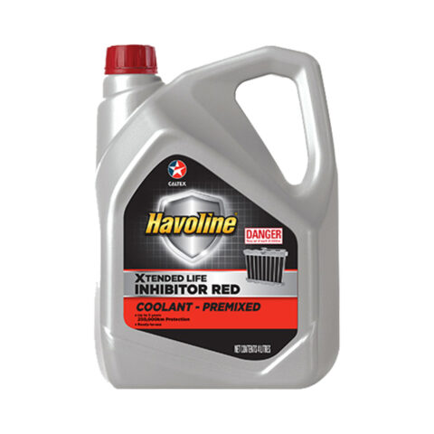 HAVOLINE XTENDED LIFE INHIBITOR PREMIXED ANTIFREEZE COOLANT RED 4L